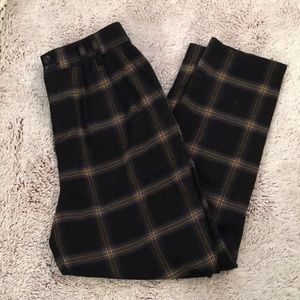 NORDSTROM PLAID TROUSERS